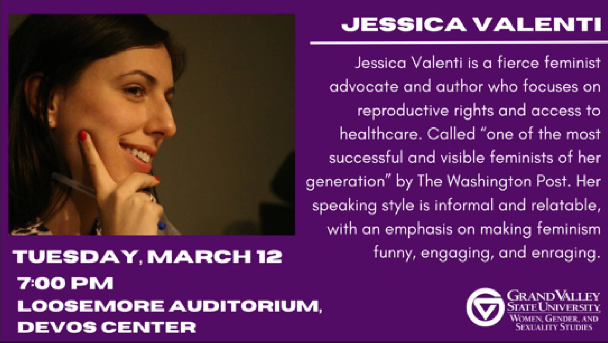Jessica Valenti Event - March 12th